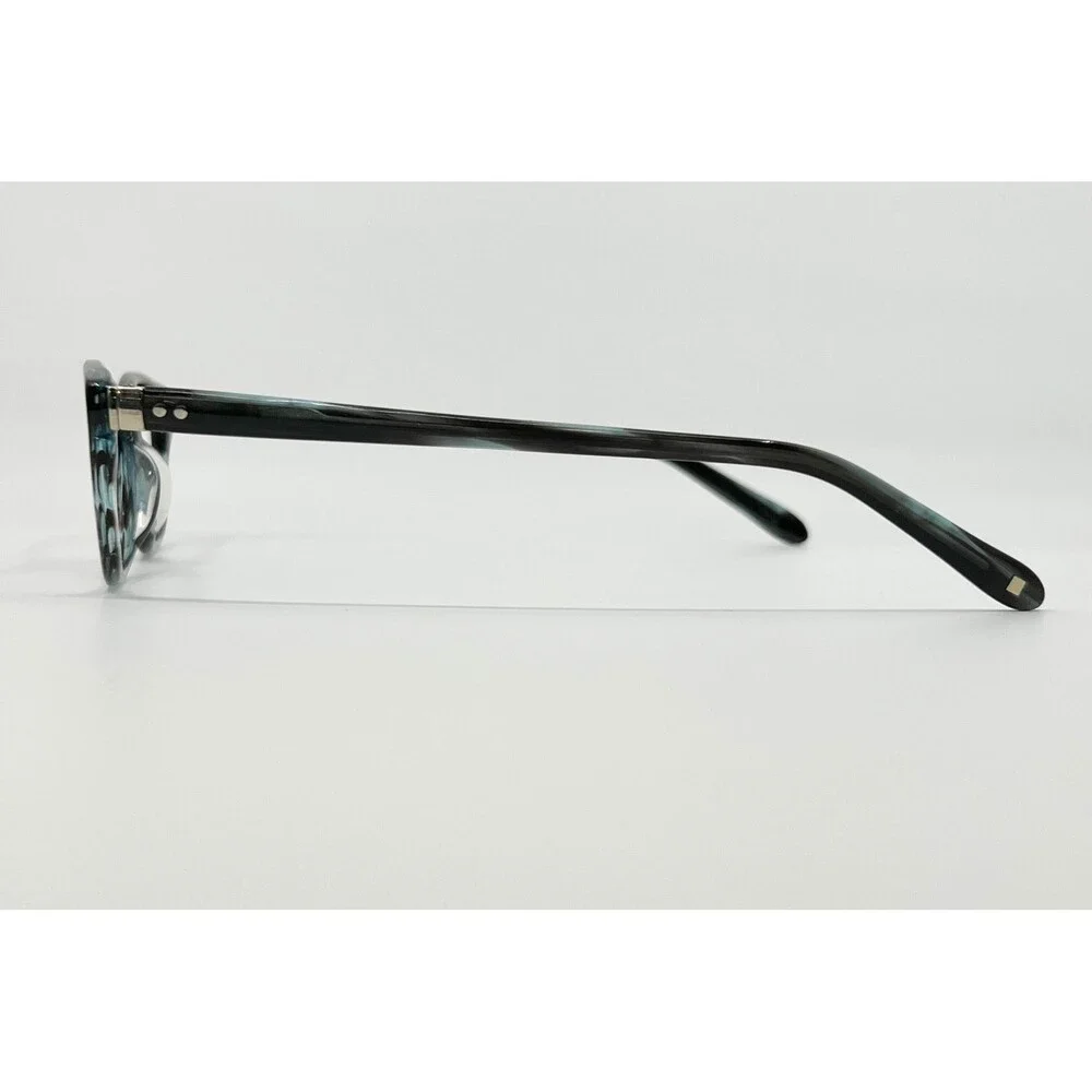 Modo Eyeglasses Womens Blue Gray Marble Handmade 48-15-140 6517